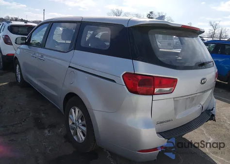 2016 Kia Sedona L z USA, uszkodzony, nr VIN KNDMA5C19G6103201